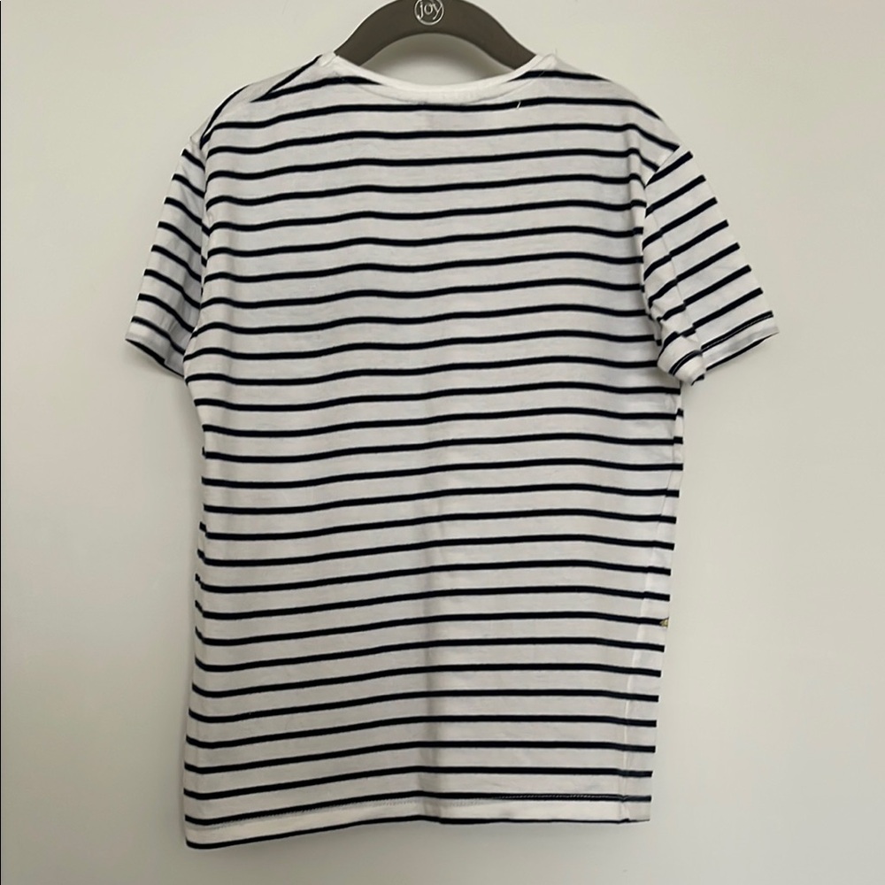 Zara Stripped Short Sleeve Tees with Rock & Roll Graphics - Picture 9 of 12